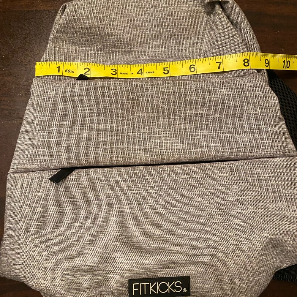 Gray Sling Backpack - Picture 10 of 12